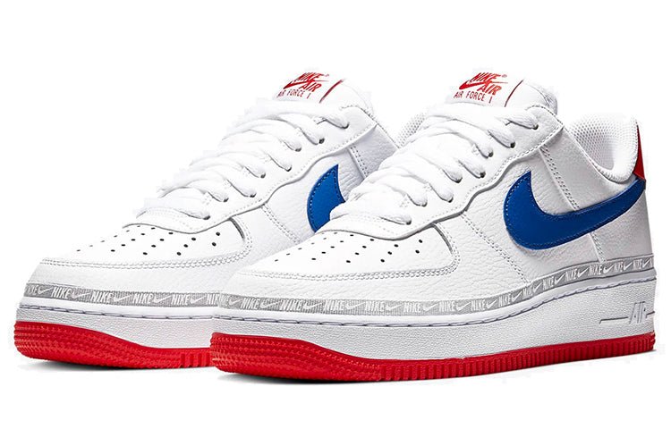 Nike Air Force 1 Low 'Overbranding - White Red Blue' CD7339-100 - Image 3