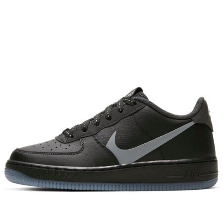 (GS) Nike Air Force 1 LV8 3 'Black Silver Lilac' CD7409-001