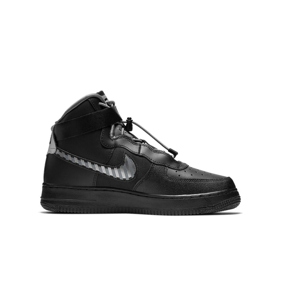 (GS) Nike Air Force 1 High LV8 HZ 'Black' CI2165-001 - Image 2