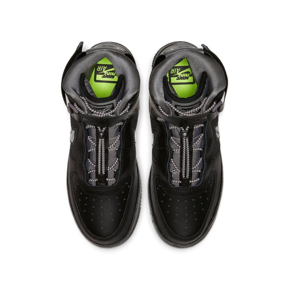 (GS) Nike Air Force 1 High LV8 HZ 'Black' CI2165-001 - Image 4