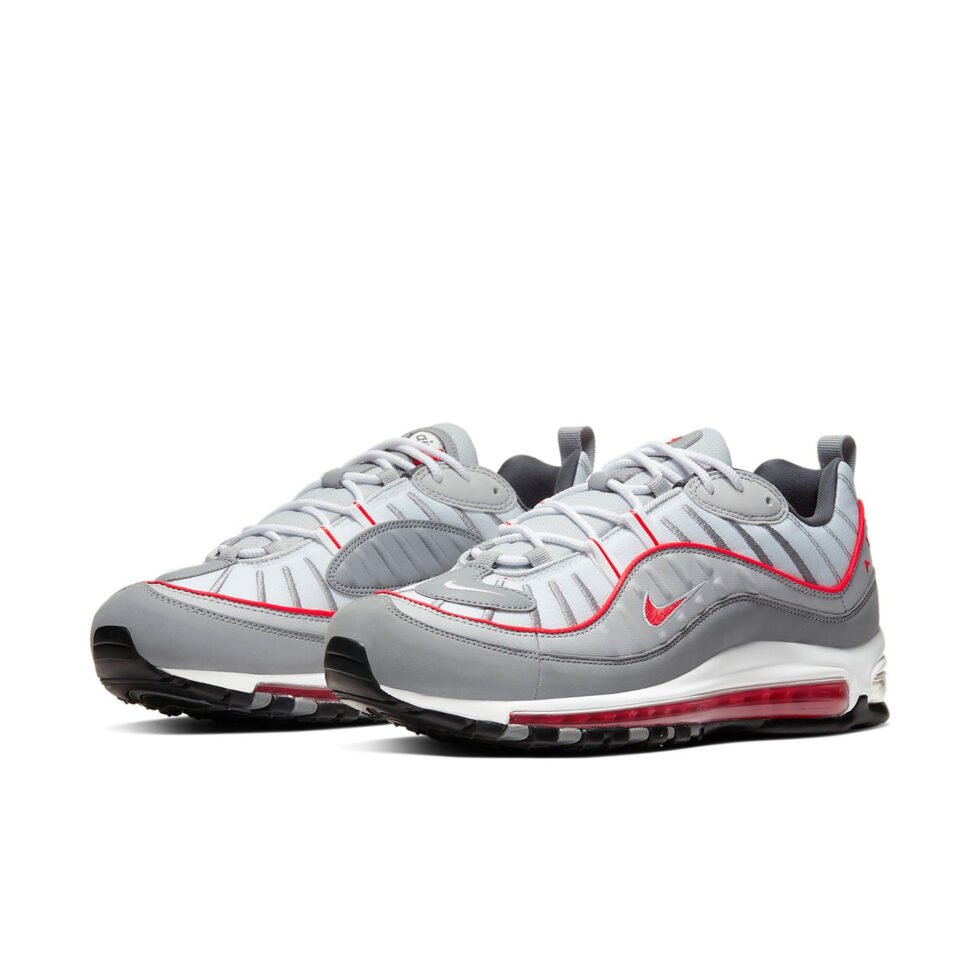 Nike Air Max 98 'Particle Grey Red' CI3693-001 - Image 3
