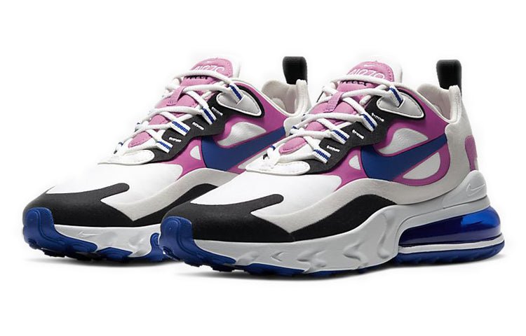 (WMNS) Nike Air Max 270 React 'White Fuchsia Blue' CI3899-100 - Image 3