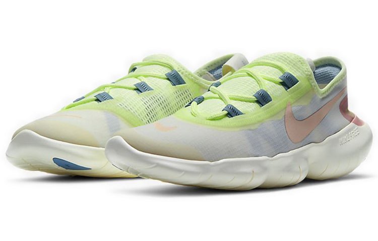 (WMNS) Nike Free RN 5.0 2020 'Pale Ivory Shimmer Sail' CJ0270-101 - Image 3