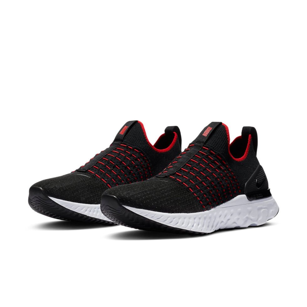 Nike React Phantom Run Flyknit 2 'Black University Red' CJ0277-005 - Image 3