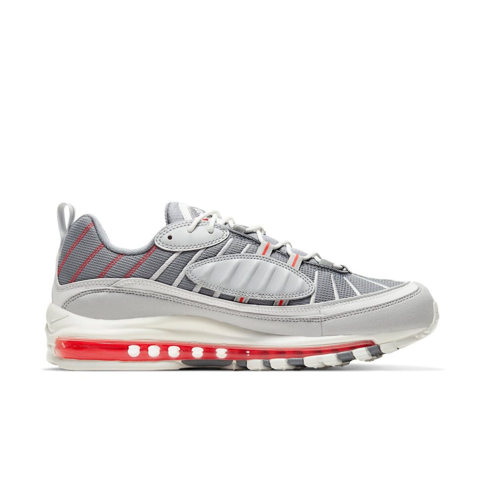 Nike Air Max 98 'Grey Red' CJ0592-001 - Image 2
