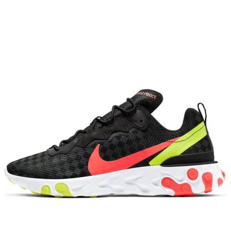 Nike React Element 55 'Black Crimson Volt' CJ0782-001