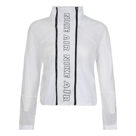 (WMNS) Nike Air Full-length zipper Cardigan Running Jacket White CJ1875-100