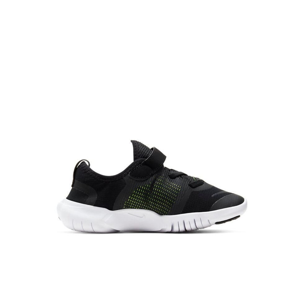 (PS) Nike Free RN 5.0 2020 'Black White' CJ2078-002 - Image 2