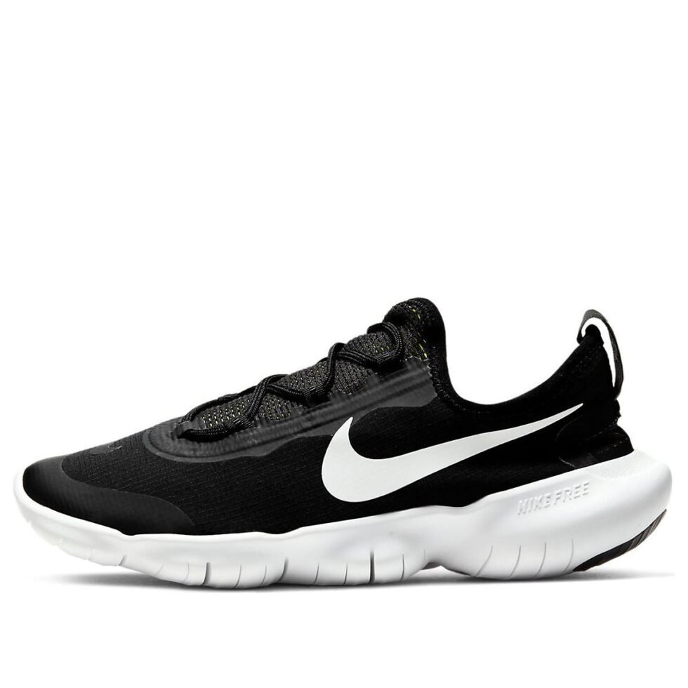 (GS) Nike Free RN 5.0 2020 'Black White' CJ2079-002