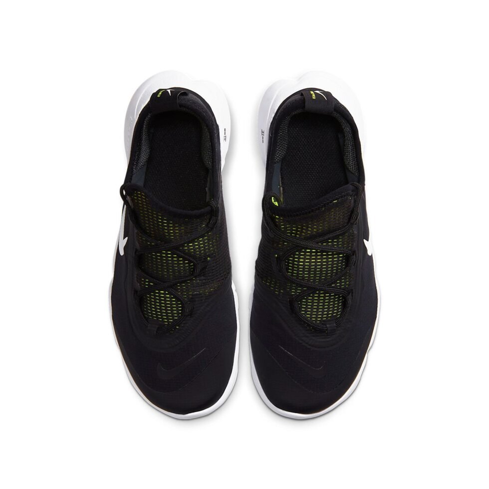 (GS) Nike Free RN 5.0 2020 'Black White' CJ2079-002 - Image 4
