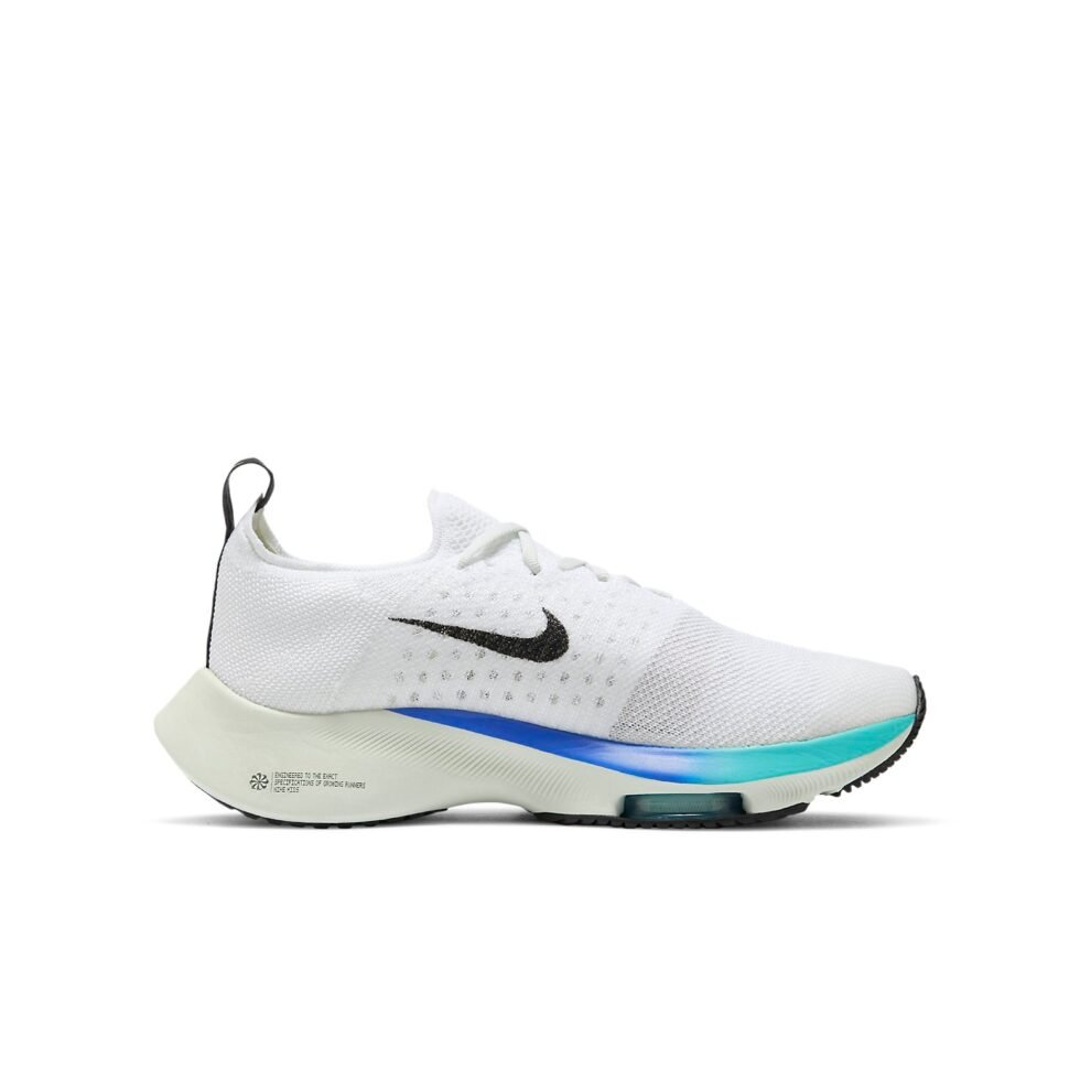 (GS) Nike Air Zoom Turbo Flyknit 'White Hyper Violet' CJ2102-100 - Image 2