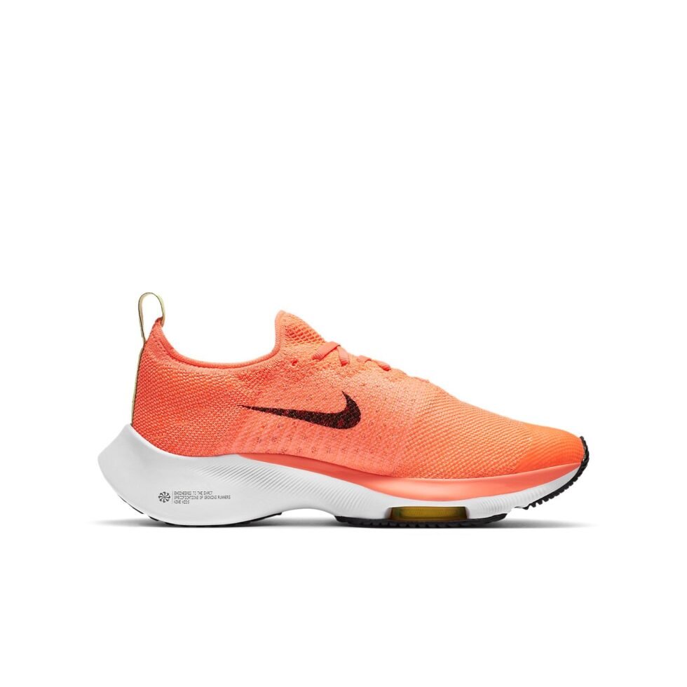 (GS) Nike Air Zoom Tempo Flyknit 'Bright Mango' CJ2102-800 - Image 2