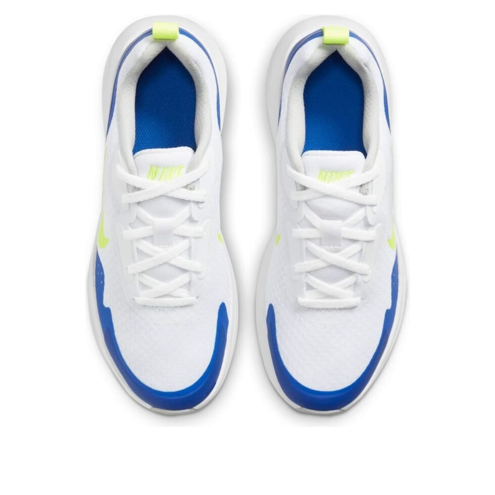 (GS) Nike Wearallday 'White Green Royal Blue' CJ3816-104 - Image 4