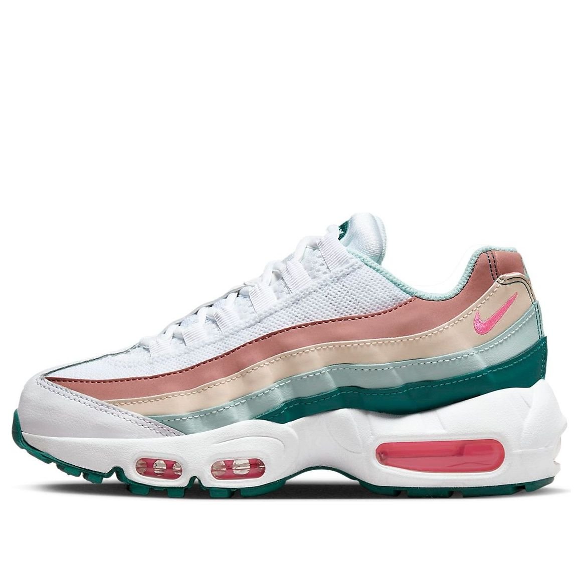 (GS) Nike Air Max 95 Recraft 'White Geode Teal Pink' CJ3906-109