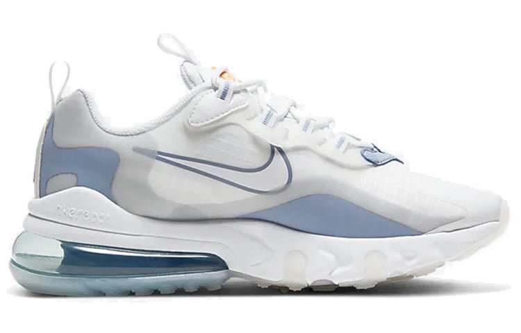 (GS) Nike Air Max 270 React SE 'White Indigo Fog' CJ4060-100 - Image 2