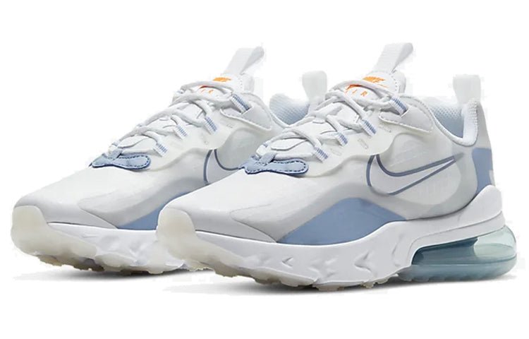 (GS) Nike Air Max 270 React SE 'White Indigo Fog' CJ4060-100 - Image 3