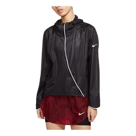 (WMNS) Nike Shield Running Jacket Black CJ5078-010