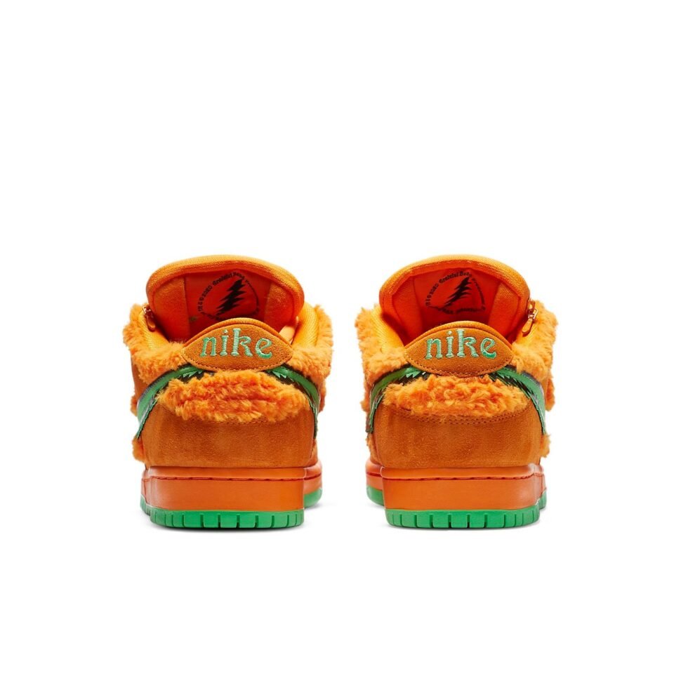 Nike x Grateful Dead SB Dunk Low 'Orange Bear' CJ5378-800 - Image 5