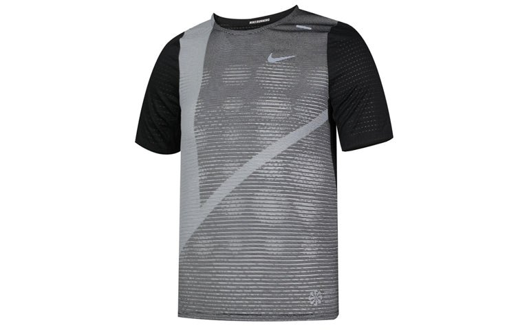 Nike Rise 365 Future Fast Running Short Sleeve Black Gray Blackgray CJ5689-010 - Image 2