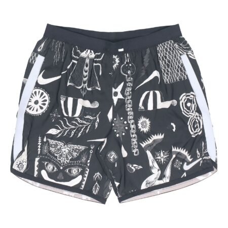 Nike Graffiti Printing Running Shorts Black CJ5817-010