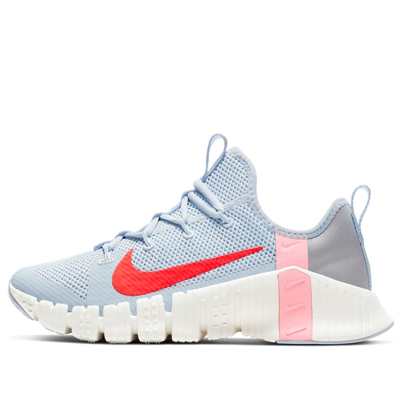(WMNS) Nike Free Metcon 3 'Light Blue Bright Crimson' CJ6314-006