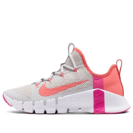(WMNS) Nike Free Metcon 3 'Vast Grey Fire Pink' CJ6314-068