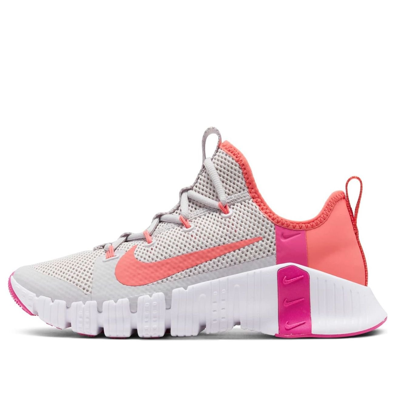 (WMNS) Nike Free Metcon 3 'Vast Grey Fire Pink' CJ6314-068