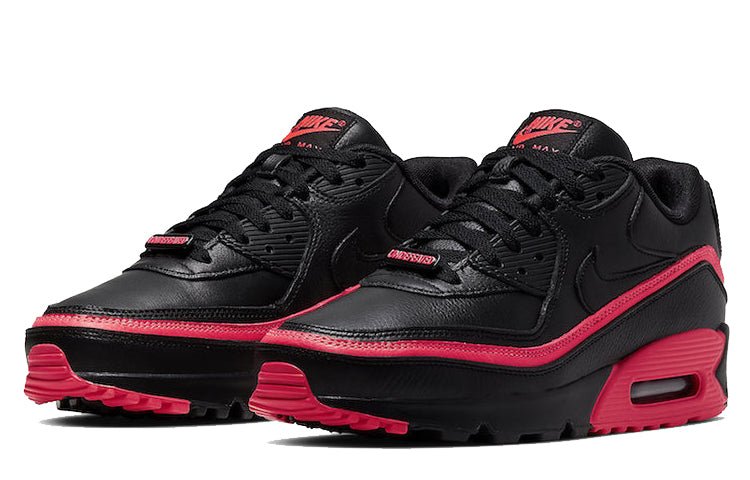 Nike x Undefeated Air Max 90 'Black Solar Red' CJ7197-003 - Image 3