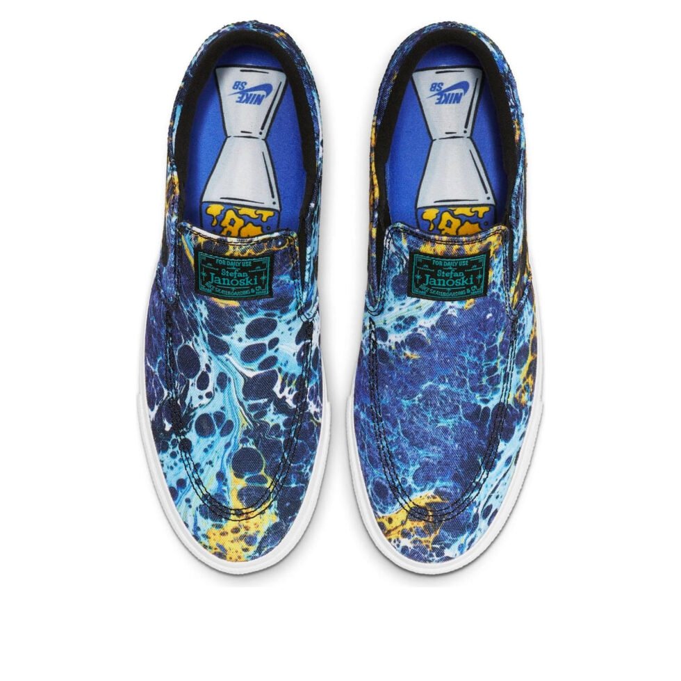 Nike Zoom Janoski Slip On RM Premium SB 'Lava Lamp' CJ7760-900 - Image 4
