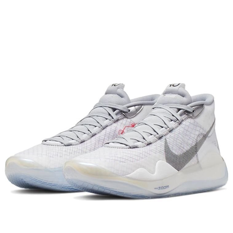 Nike Zoom KD 12 'Wolf Grey' CK1195-101 - Image 3