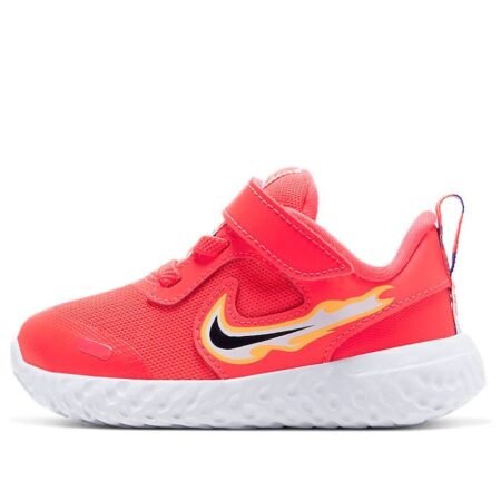 (TD) Nike Revolution 5 'Fiery Swoosh' CK4551-600