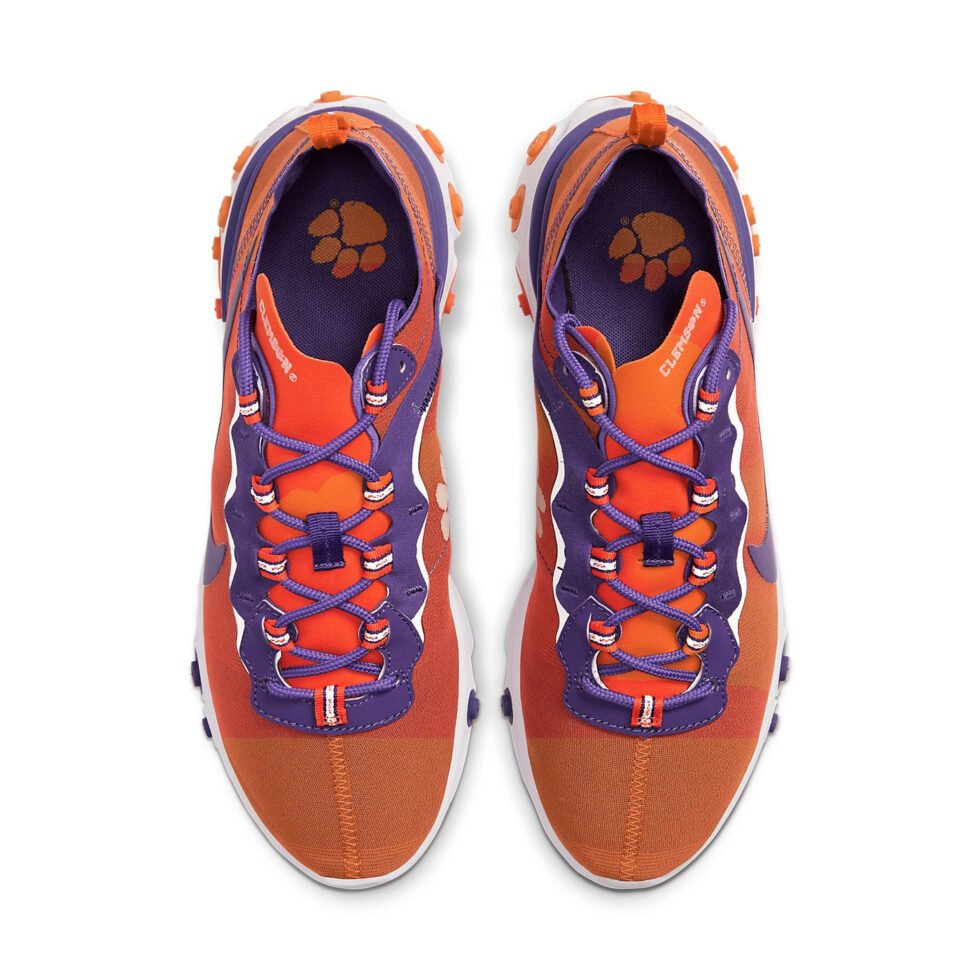 Nike React Element 55 'Clemson Tigers' CK4796-800 - Image 5