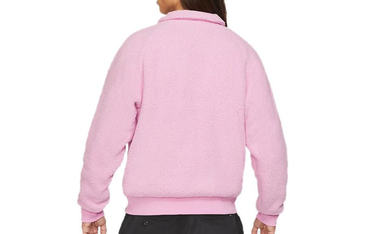 Nike SB Sherpa Solid Color Sports Skateboard Jacket Pink CK5286-629 - Image 2