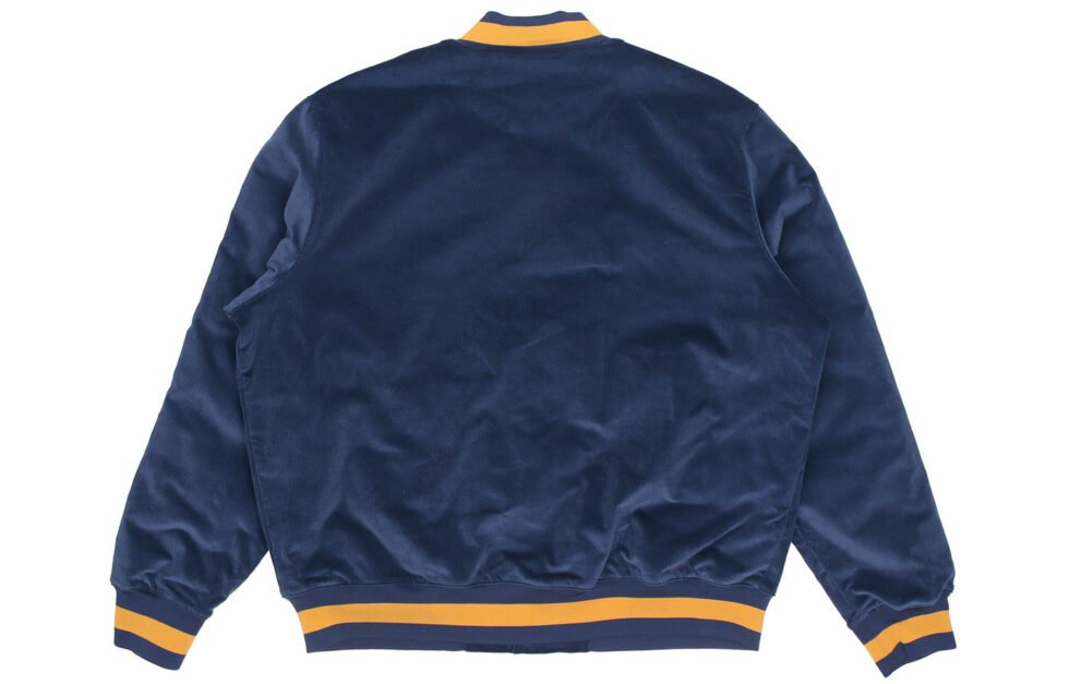 Nike SB Skateboard corduroy Skateboard Sports Logo Jacket Navy Blue Dark  CK5445-410 - Image 2