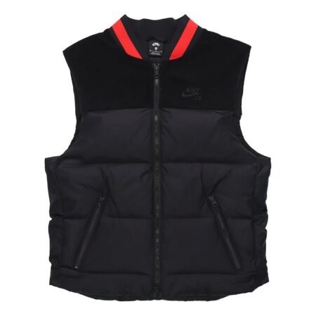 Nike SB Skateboard Stand Collar Skateboard Sleeveless vest Black CK5470-010