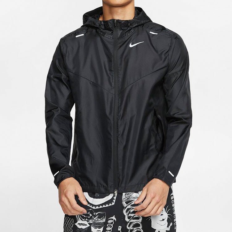 Nike WINDRUNNER Woven hooded Running Jacket Black CK6342-010 - Image 3