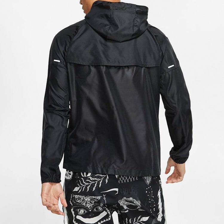 Nike WINDRUNNER Woven hooded Running Jacket Black CK6342-010 - Image 4
