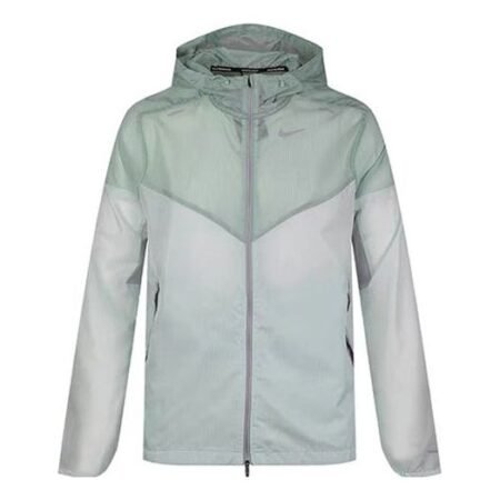 Nike WINDRUNNER Woven hooded Running Jacket Mint Green CK6342-321