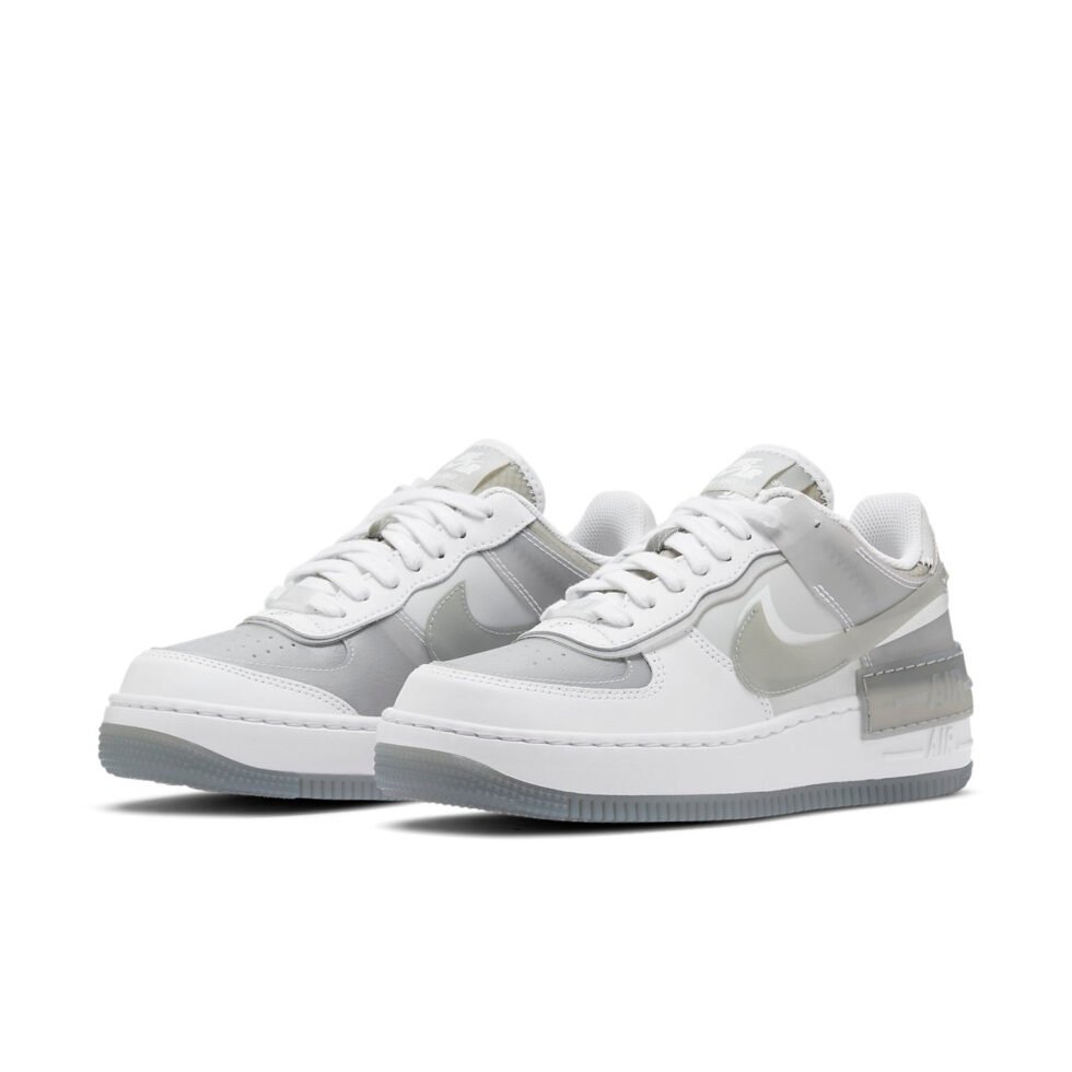 (WMNS) Nike Air Force 1 Shadow SE 'Particle Grey' CK6561-100 - Image 3
