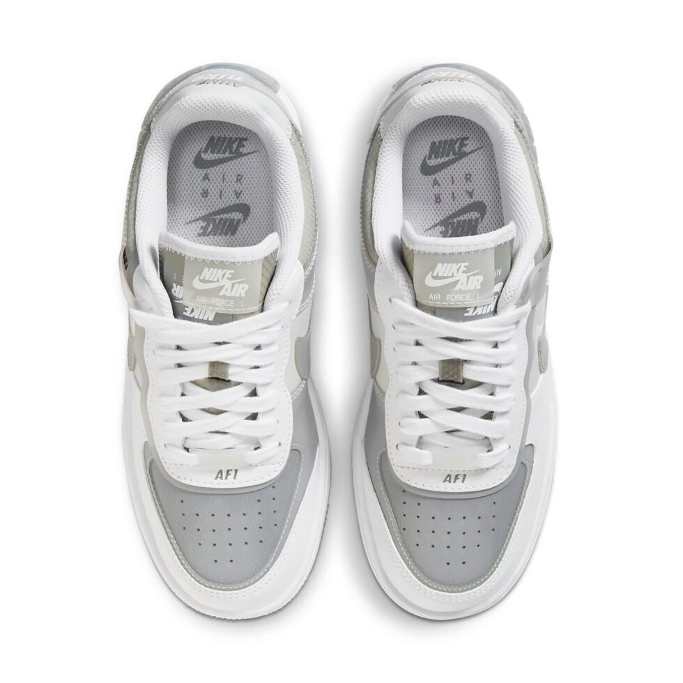 (WMNS) Nike Air Force 1 Shadow SE 'Particle Grey' CK6561-100 - Image 4