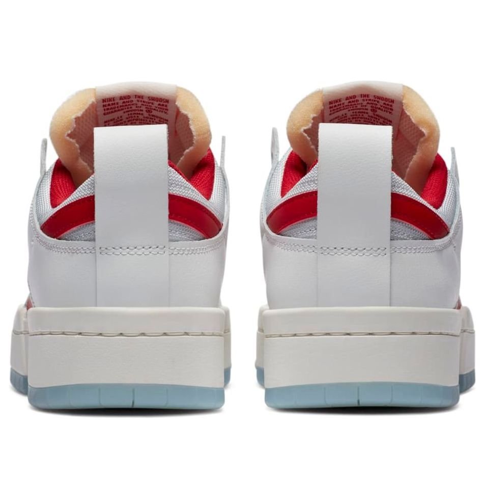 (WMNS) Nike Dunk Low Disrupt 'White Gym Red' CK6654-101 - Image 5