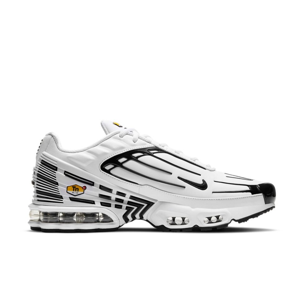 Nike Air Max Plus 3 Leather 'White Black' CK6716-100 - Image 2