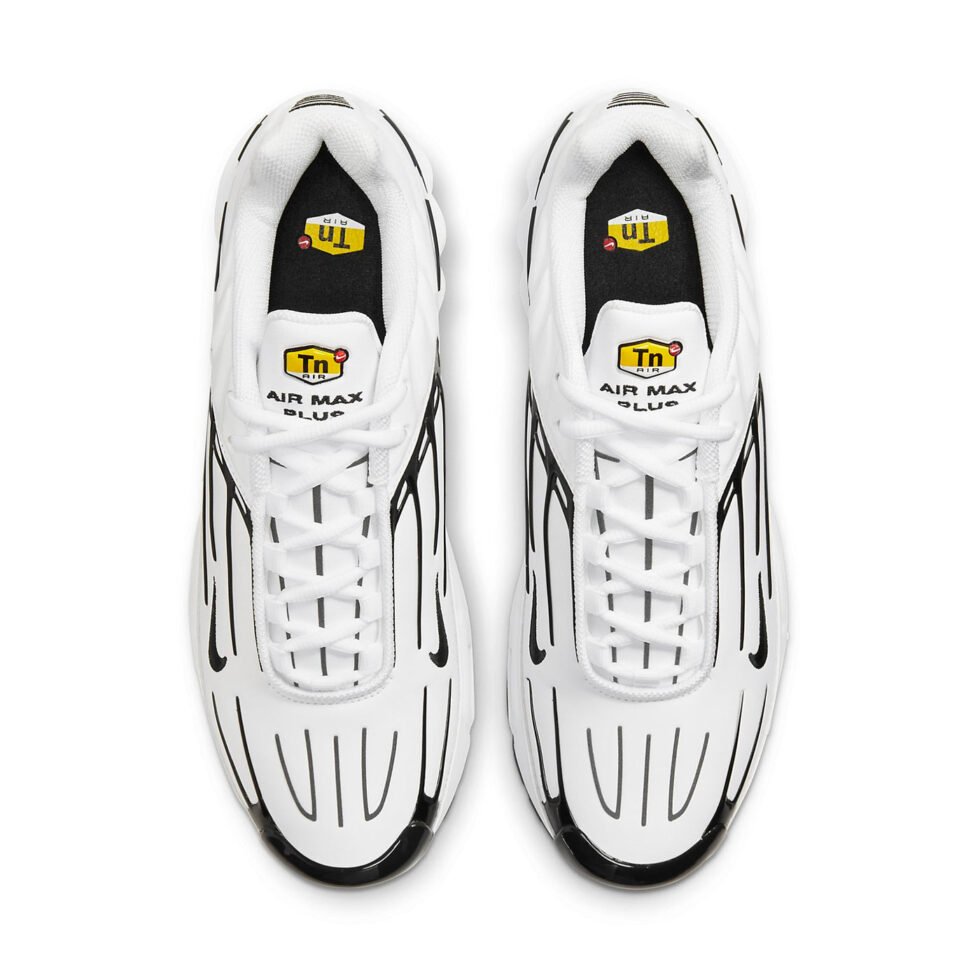 Nike Air Max Plus 3 Leather 'White Black' CK6716-100 - Image 4
