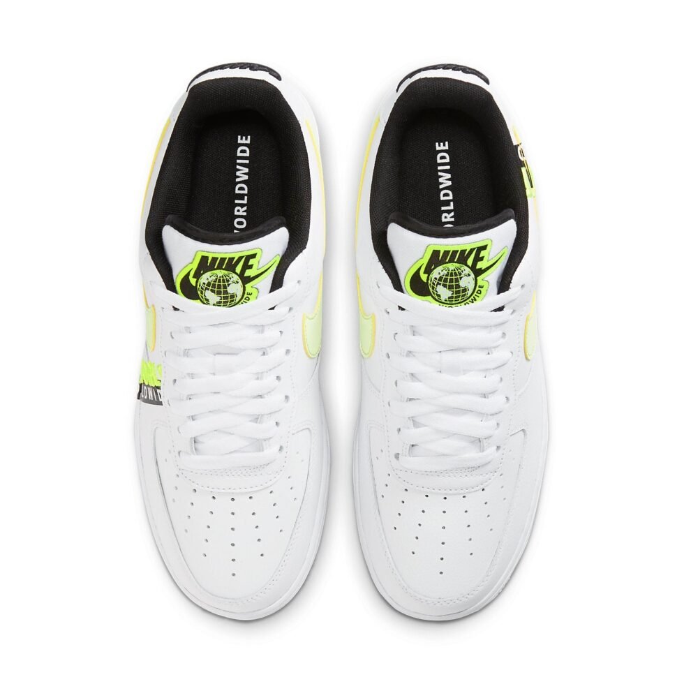 Nike Air Force 1 '07 LV8 'Worldwide Pack - Volt' CK6924-101 - Image 4