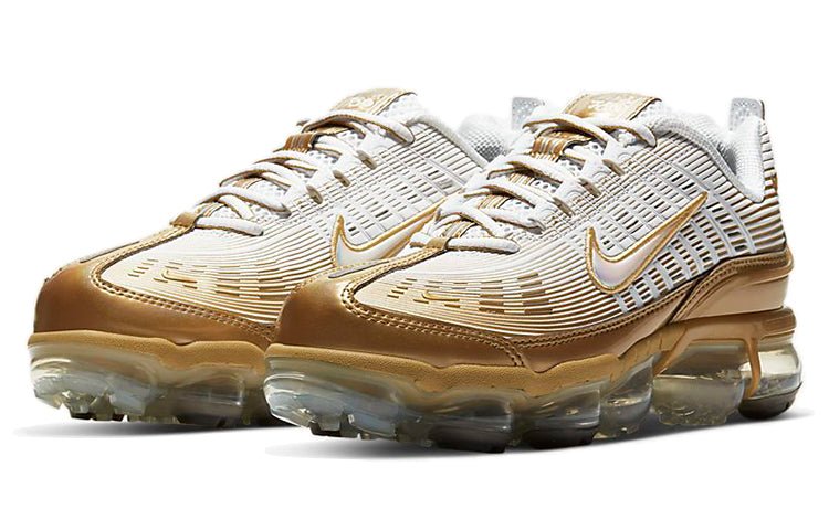 (WMNS) Nike Air VaporMax 360 'White Metallic Gold' CK9670-101 - Image 3