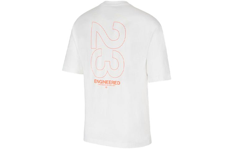 Air Jordan 23 Enginereed Round Neck Short Sleeve White CN3104-100 - Image 2