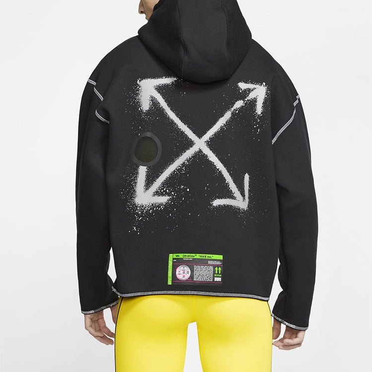 Nike x Off-White Hoodie 'Black' CN5640-010 - Image 5