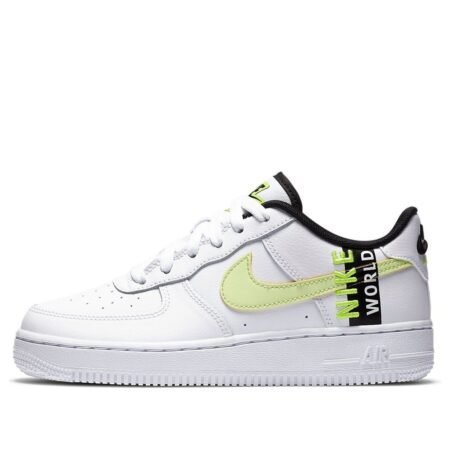 (GS) Nike Air Force 1 LV8 1 'Worldwide Pack - White Barely Volt' CN8536-100