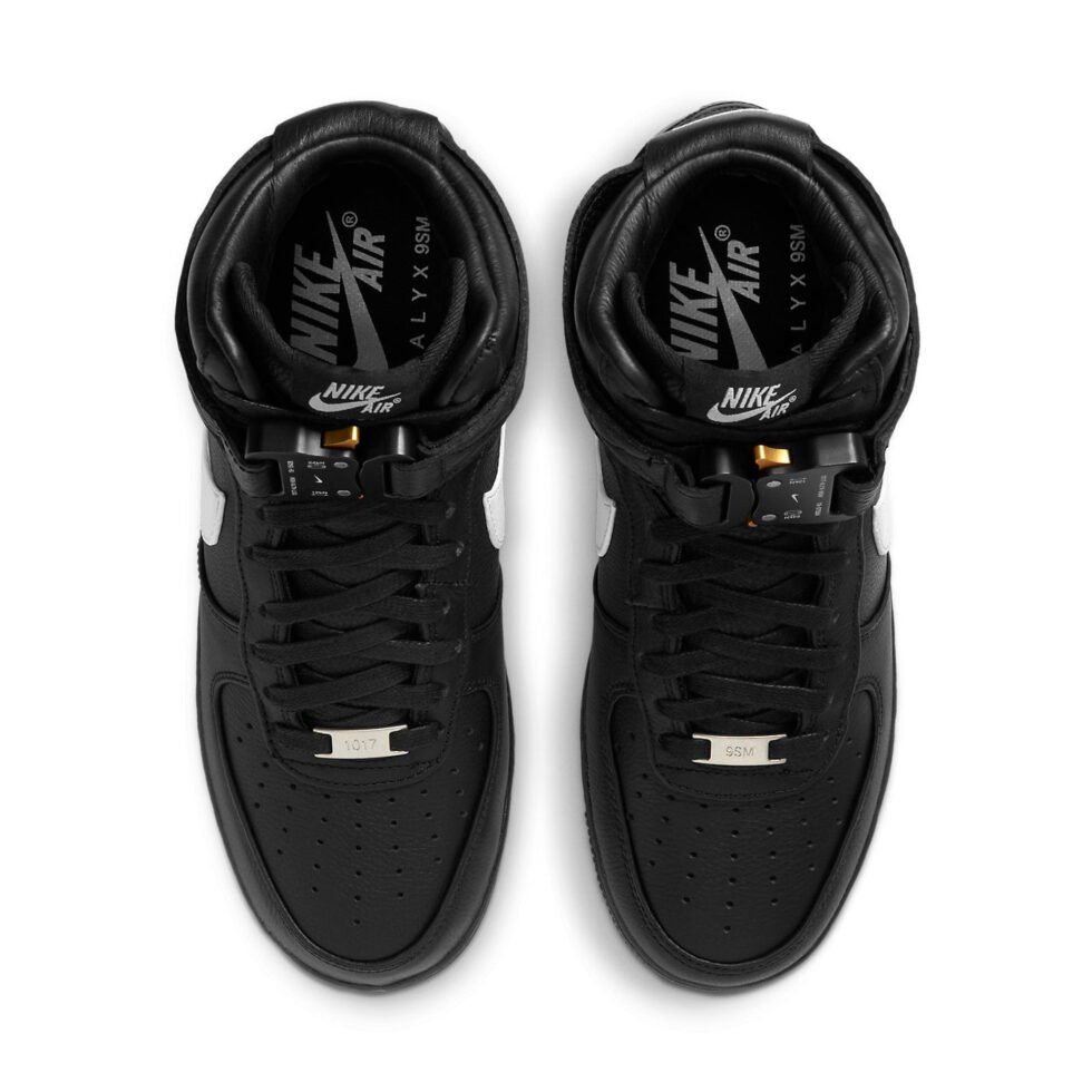 Nike x 1017 ALYX 9SM Air Force 1 High 'Black White' CQ4018-002 - Image 4