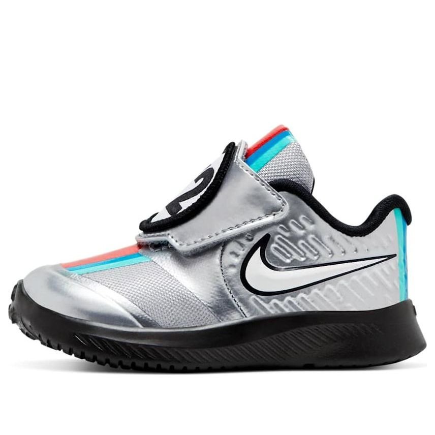 (TD) Nike Star Runner 2 AutoVelcro 'Metallic Silver' CQ4223-001